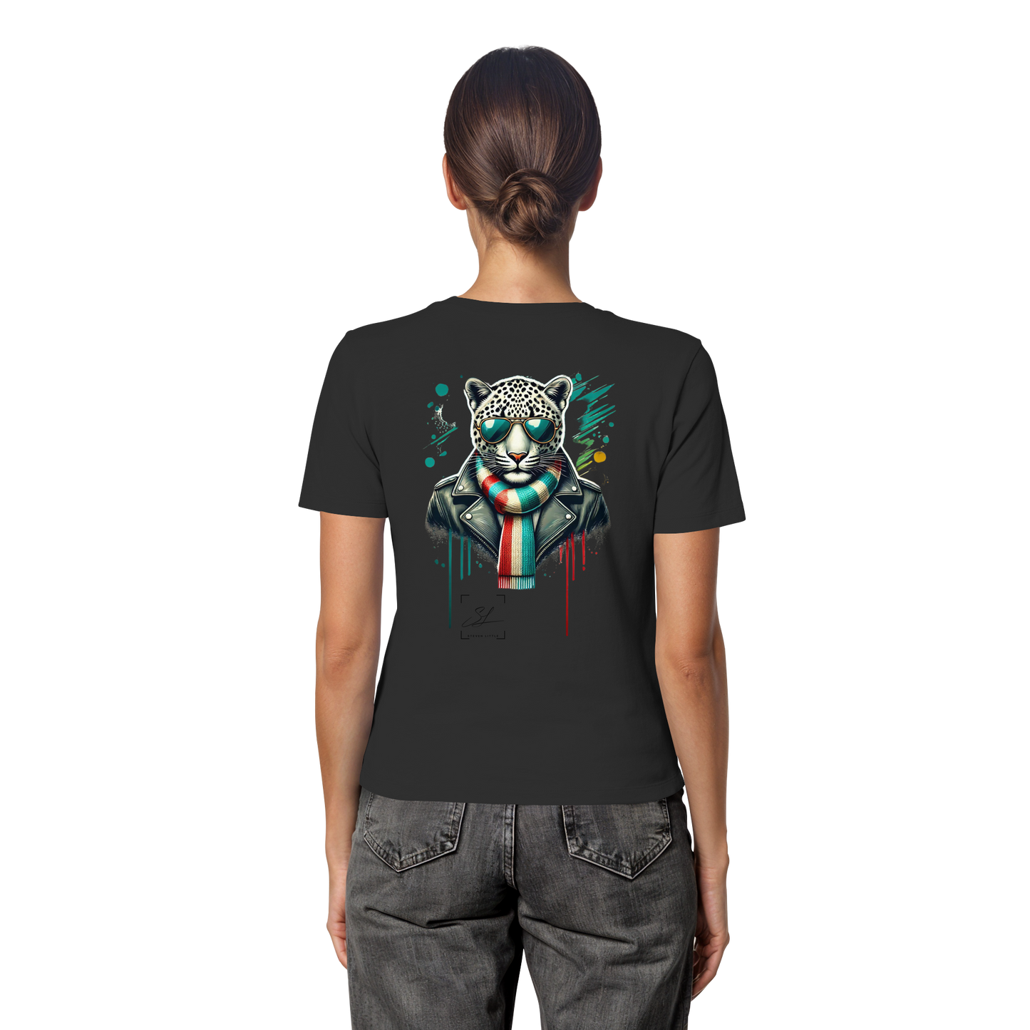 Urban Leopard - Fitted Ladies Organic Shirt