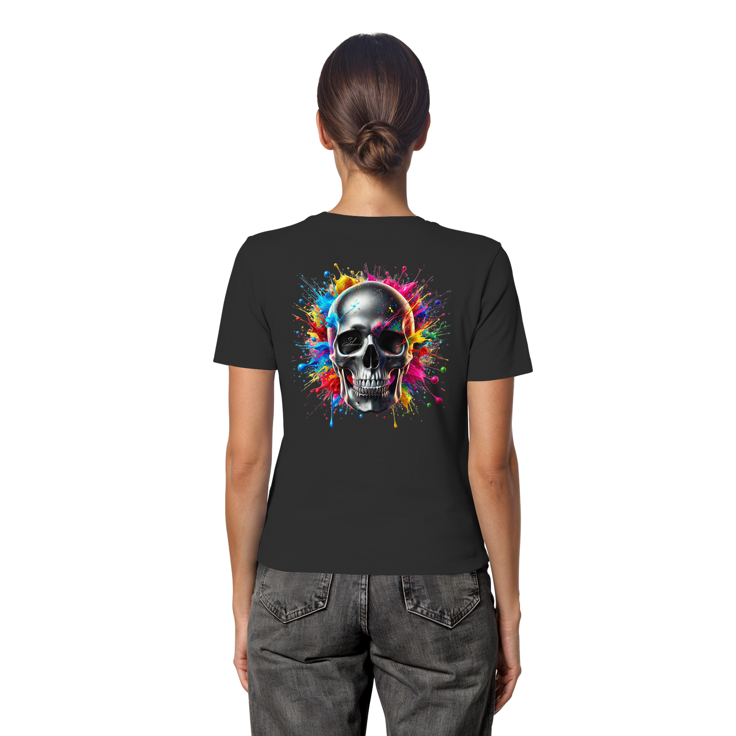 Explosion of Life - Fitted Ladies Organic Shirt