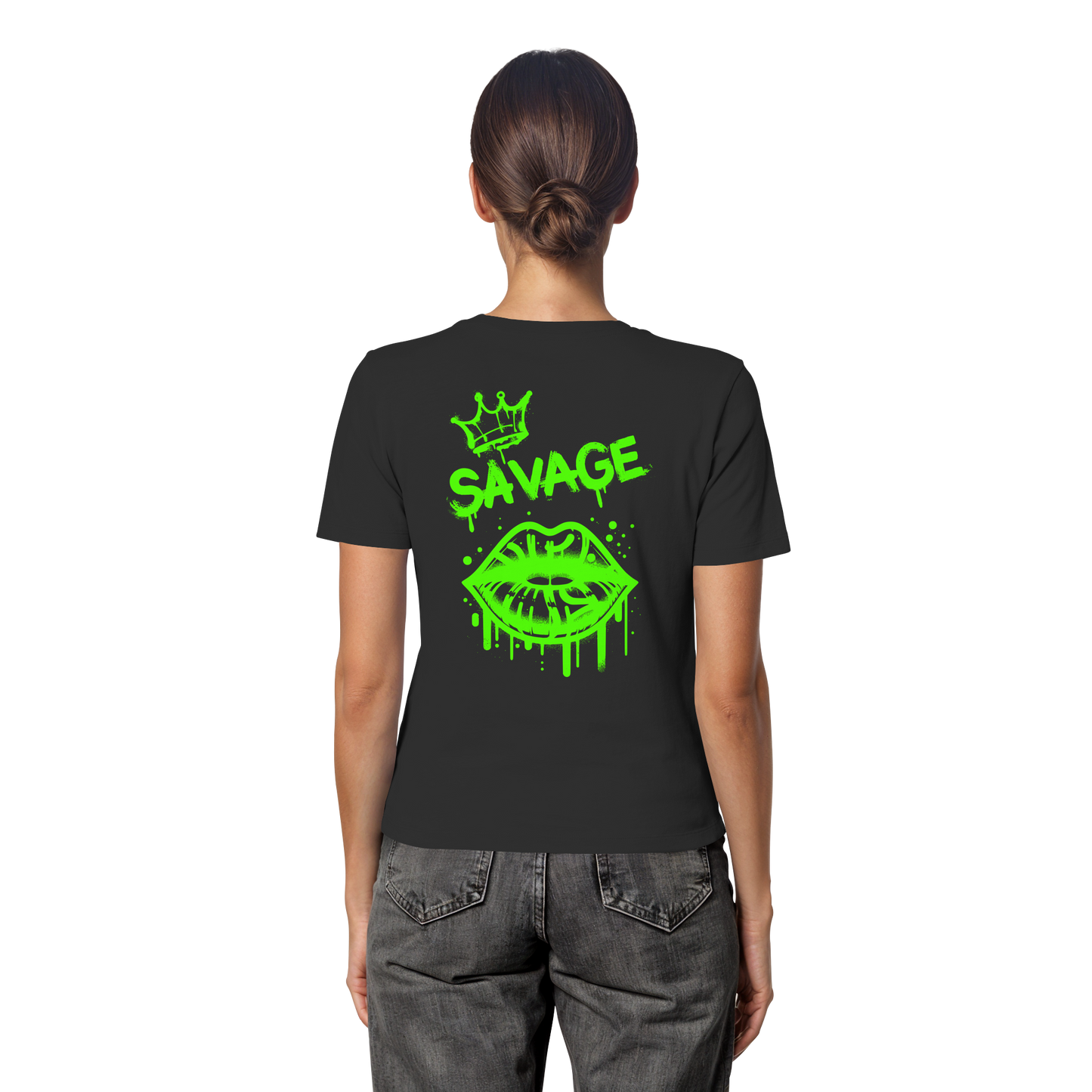 Kiss of Attitude - Fitted Ladies Organic Shirt