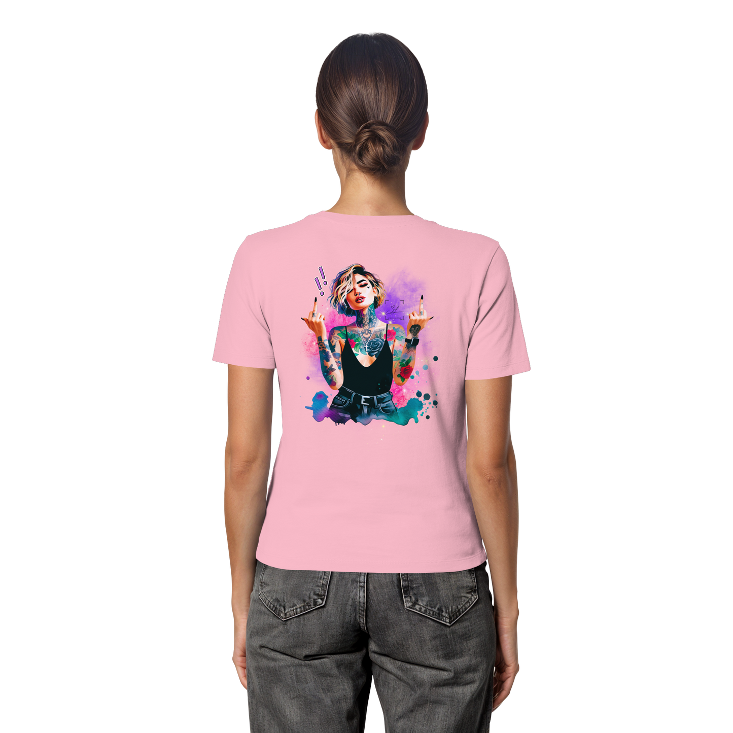 Rebel Rose - Fitted Ladies Organic Shirt
