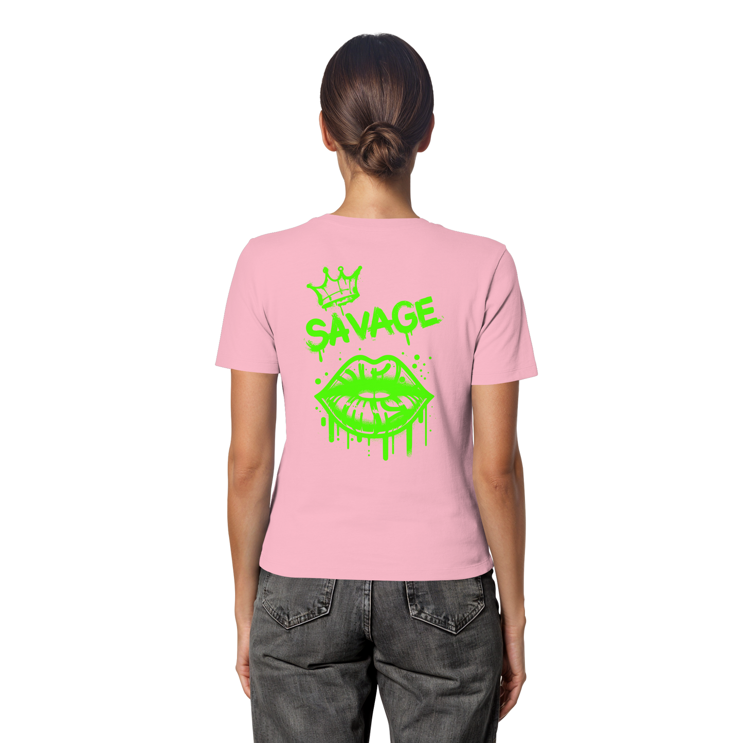 Kiss of Attitude - Fitted Ladies Organic Shirt