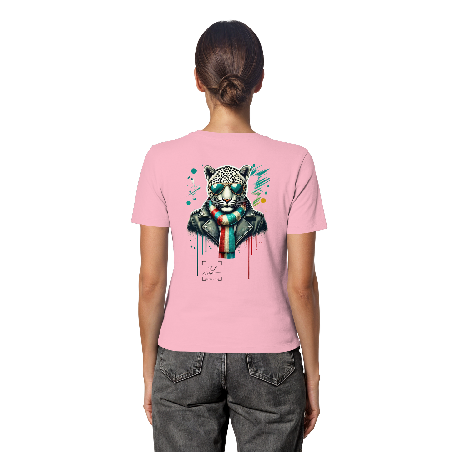 Urban Leopard - Fitted Ladies Organic Shirt