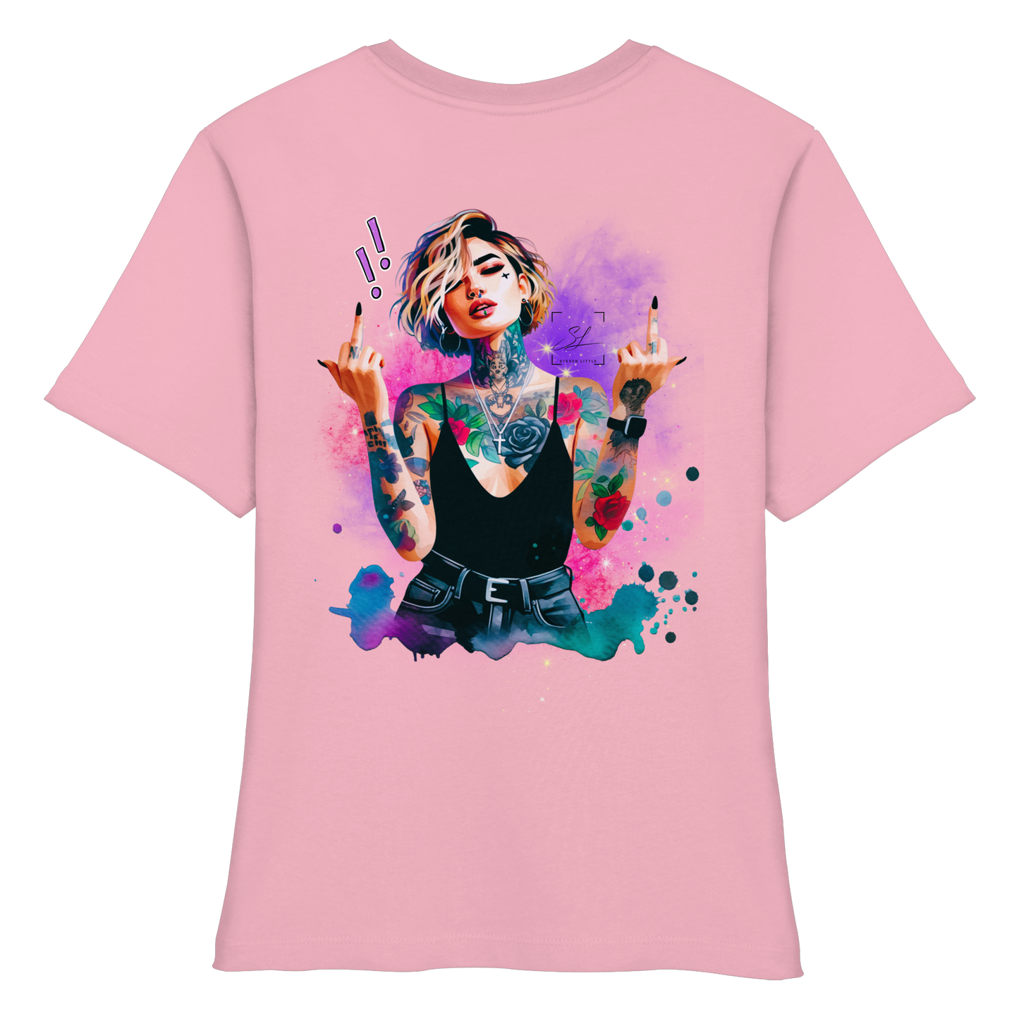 Rebel Rose - Fitted Ladies Organic Shirt