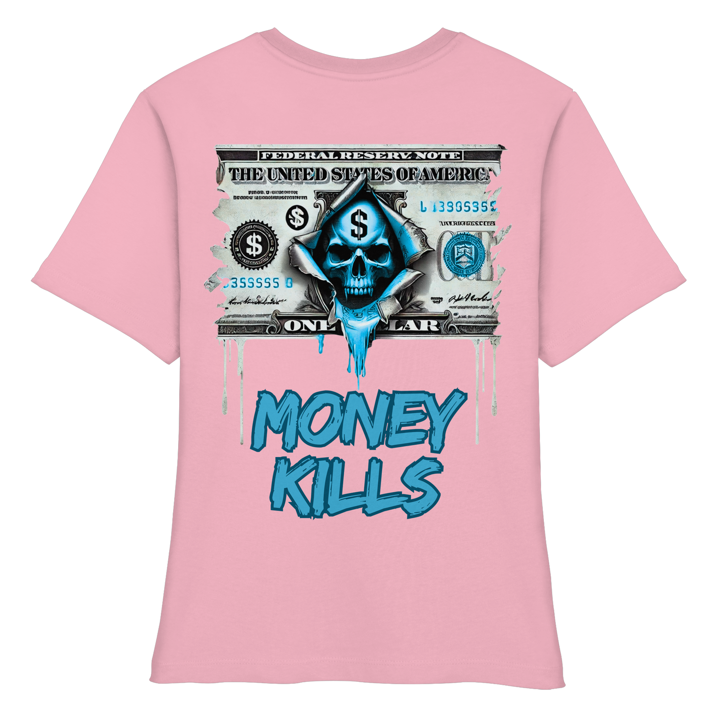 Money Kills - Fitted Ladies Organic Shirt
