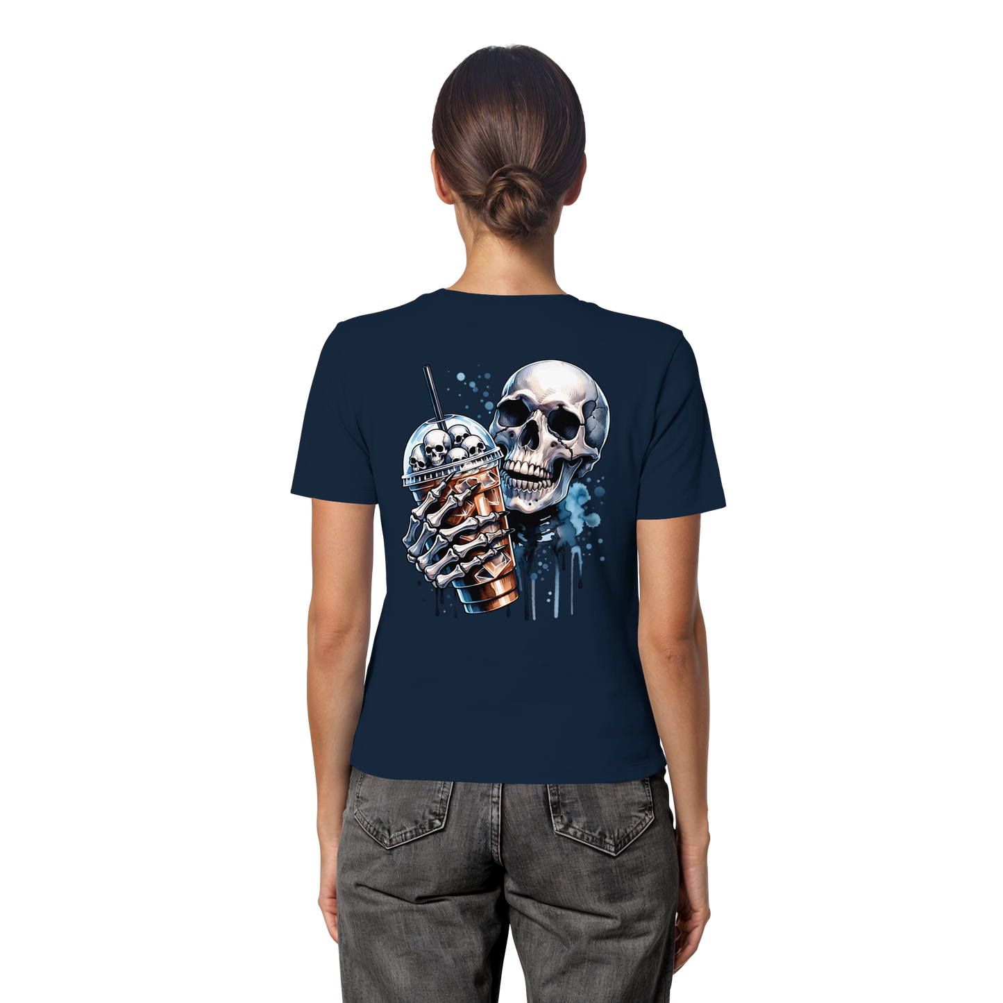 Chill Skull - Fitted Ladies Organic Shirt