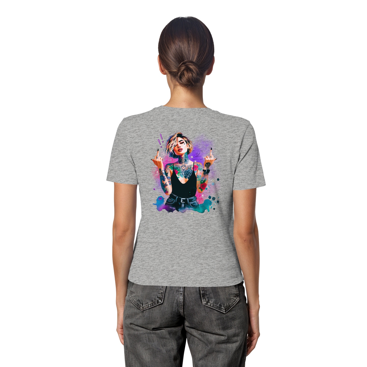 Rebel Rose - Fitted Ladies Organic Shirt