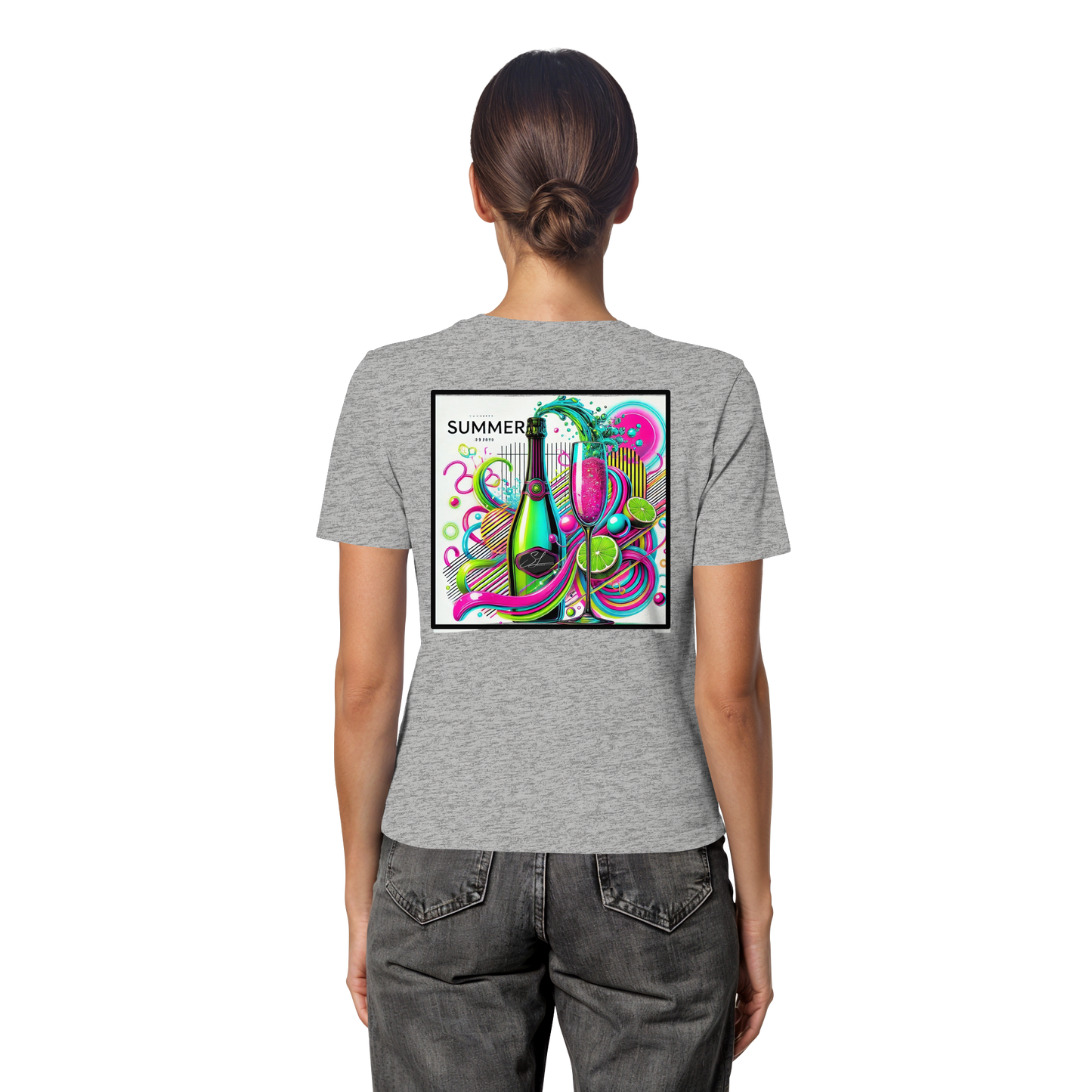 Neon Fresh - Fitted Ladies Organic Shirt
