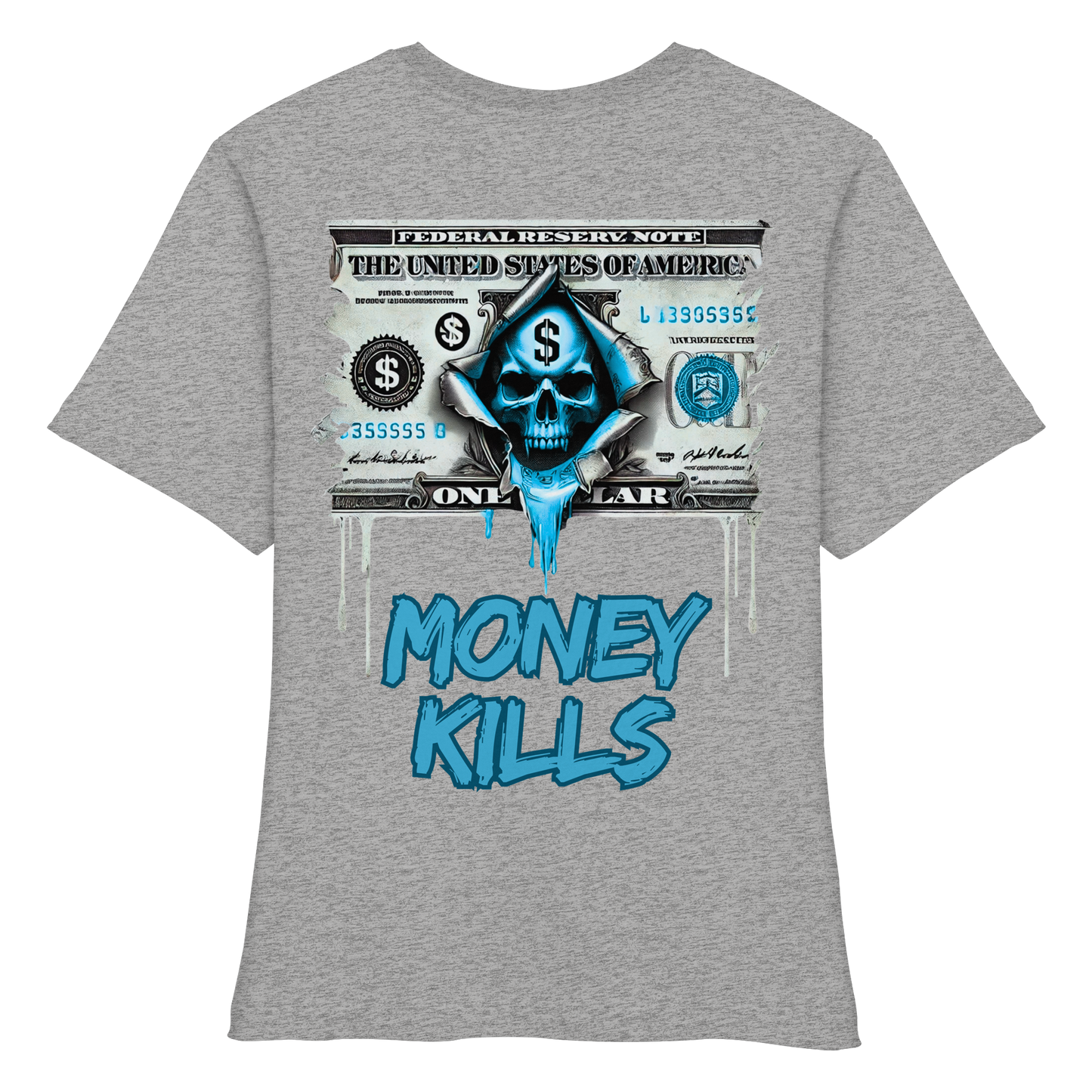 Money Kills - Fitted Ladies Organic Shirt