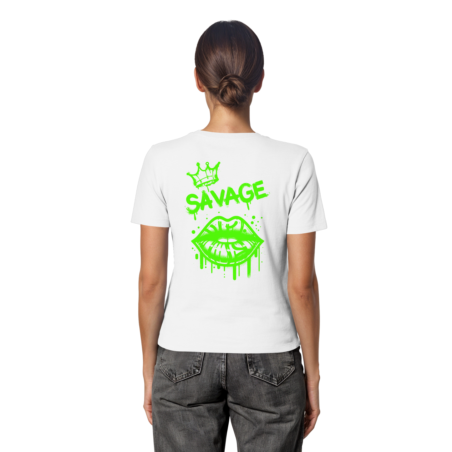 Kiss of Attitude - Fitted Ladies Organic Shirt