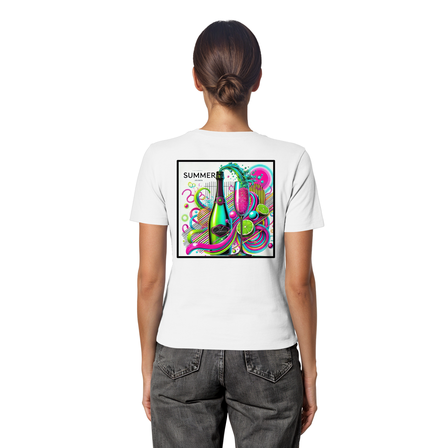Neon Fresh - Fitted Ladies Organic Shirt