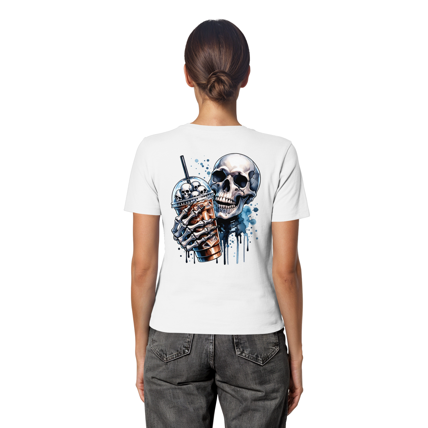 Chill Skull - Fitted Ladies Organic Shirt
