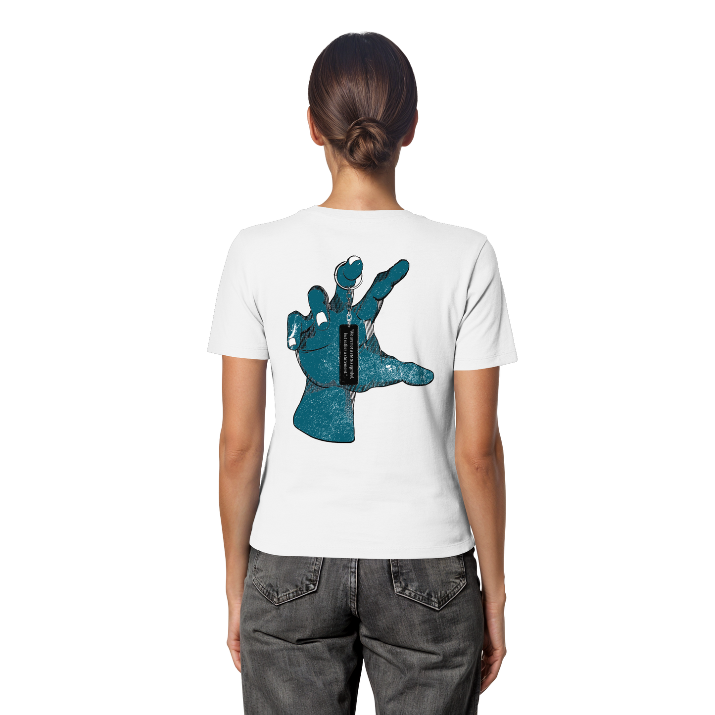 Statement Hand - Fitted Ladies Organic Shirt