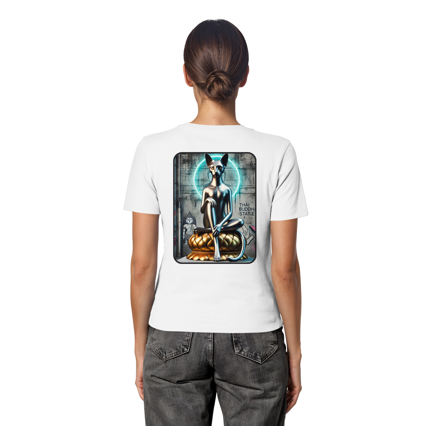 Mystic Cat - Fitted Ladies Organic Shirt