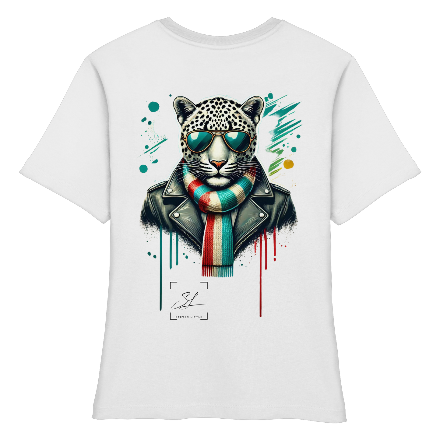 Urban Leopard - Fitted Ladies Organic Shirt
