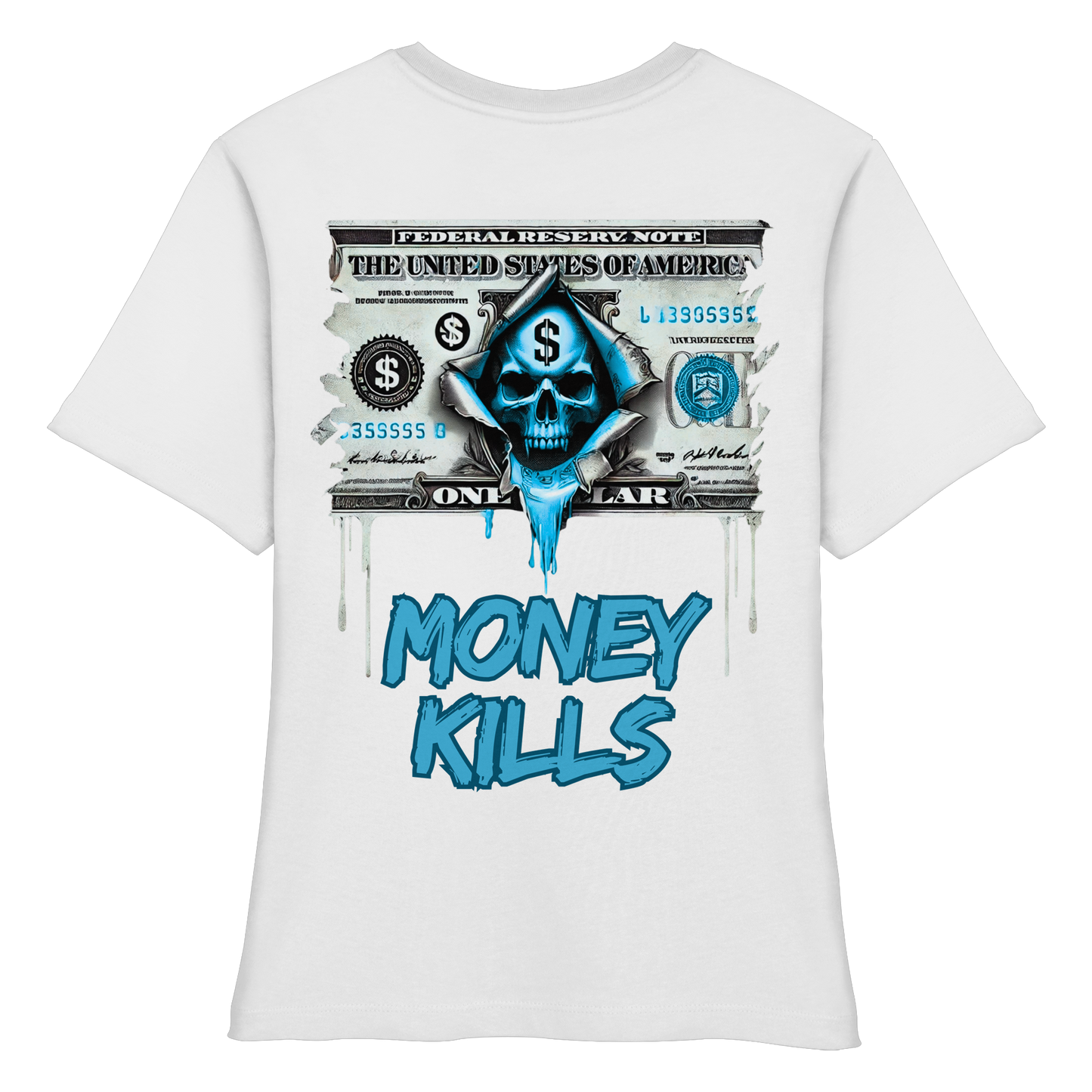 Money Kills - Fitted Ladies Organic Shirt