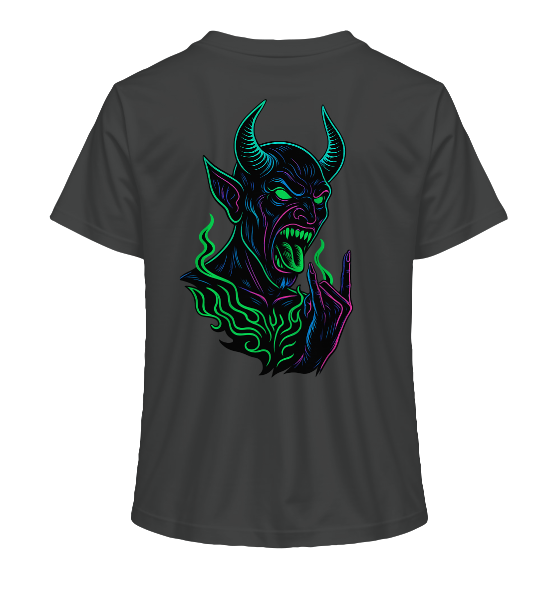 Neon Hellfire - Ladies Organic Shirt