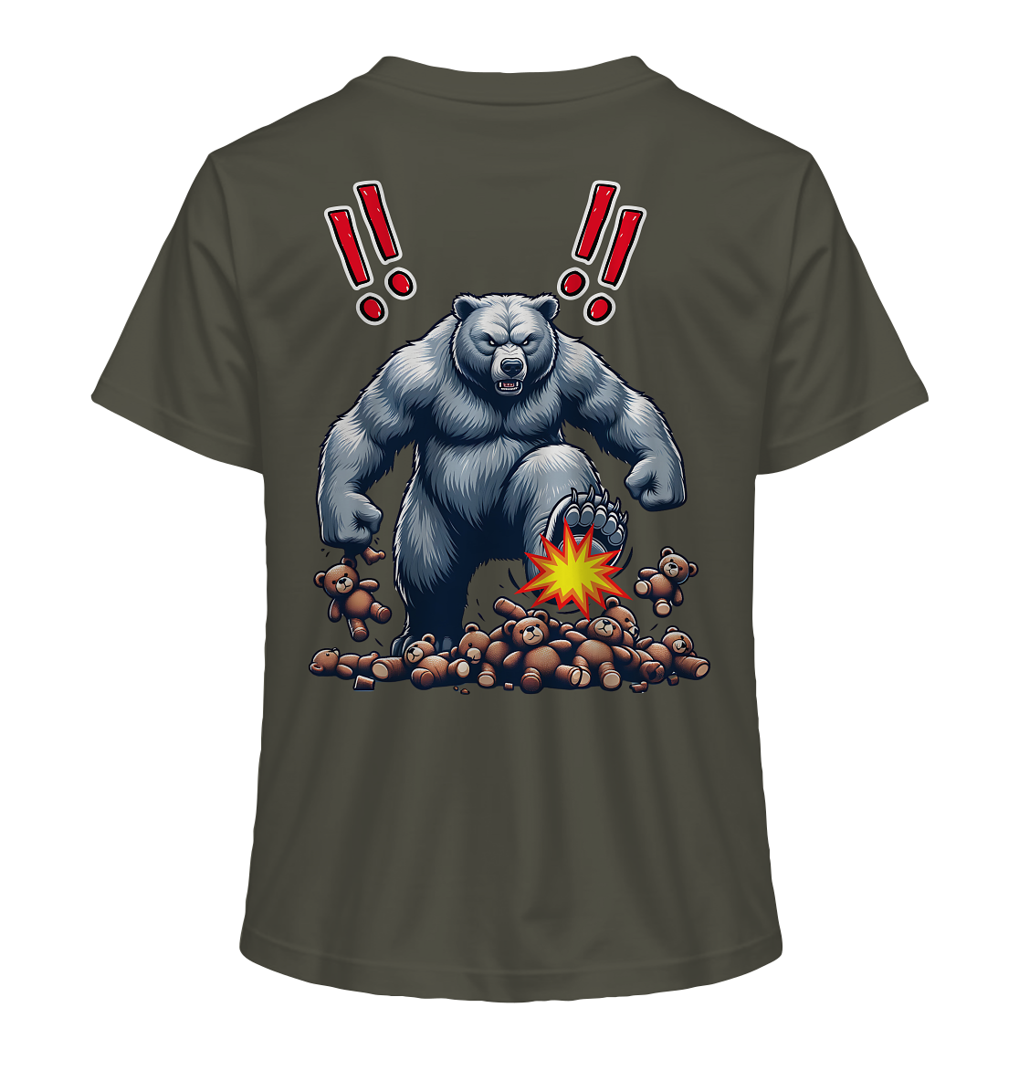 Teddy Terror - Ladies Organic Shirt