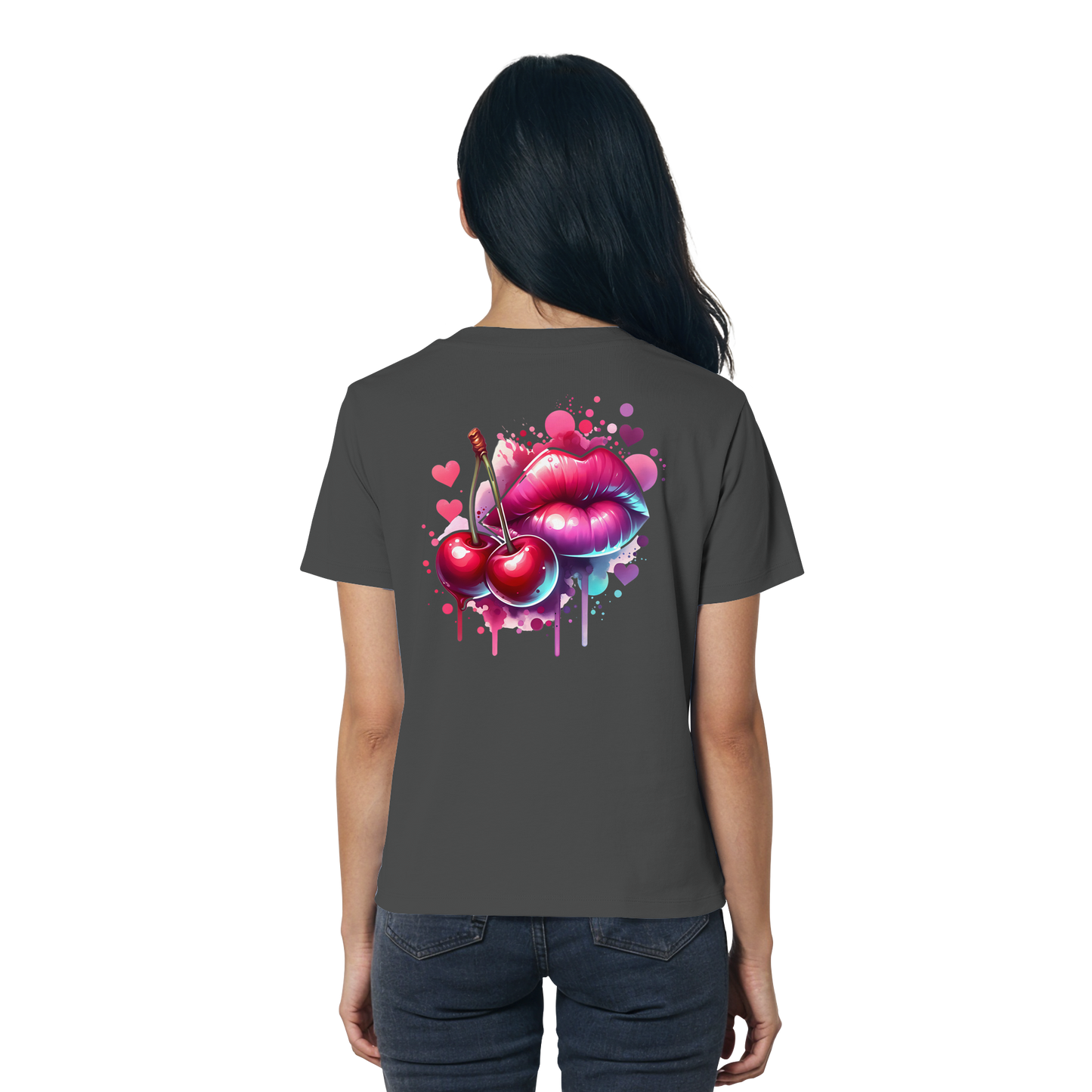 Cherry Kisses - Ladies Organic Shirt