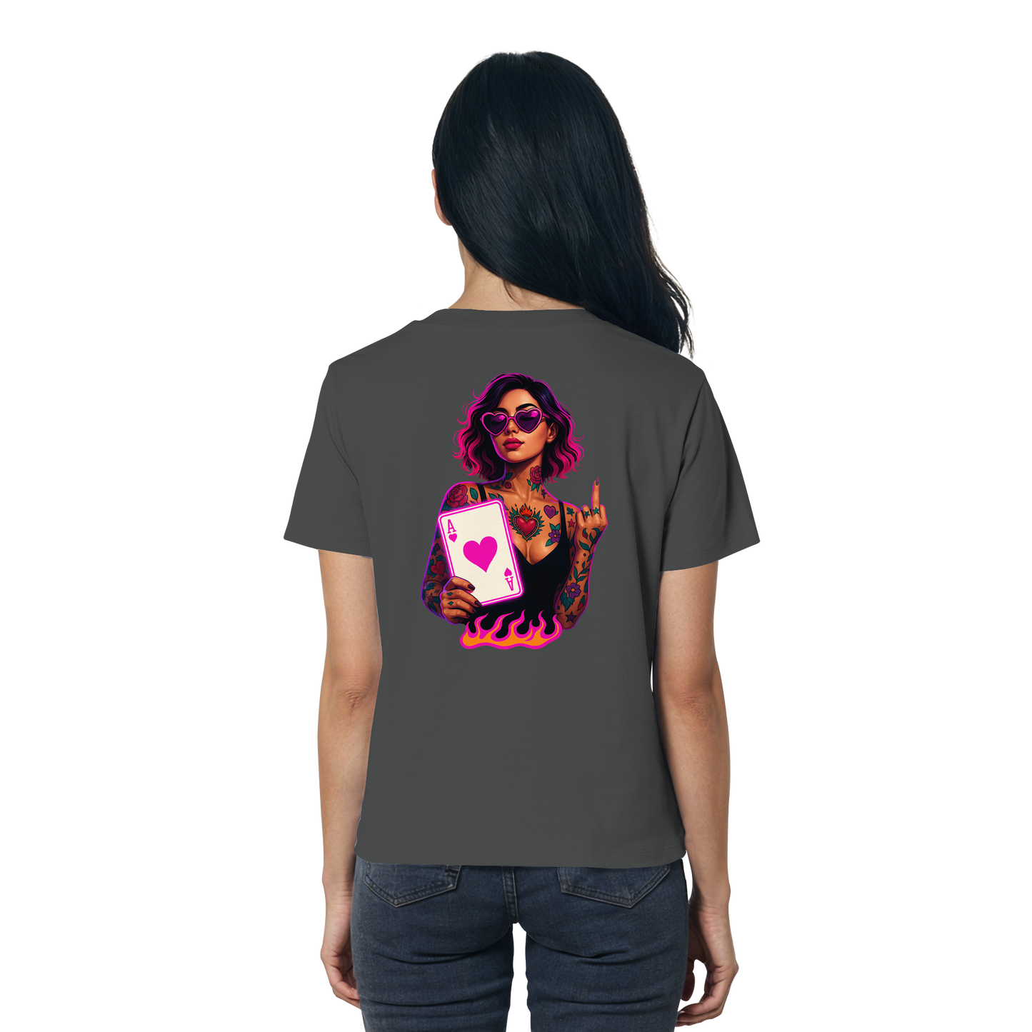 Queen of Hearts - Ladies Organic Shirt