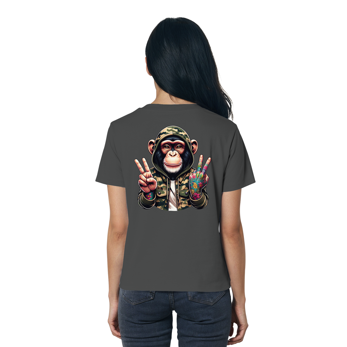Jungle Ink Monkey - Ladies Organic Shirt