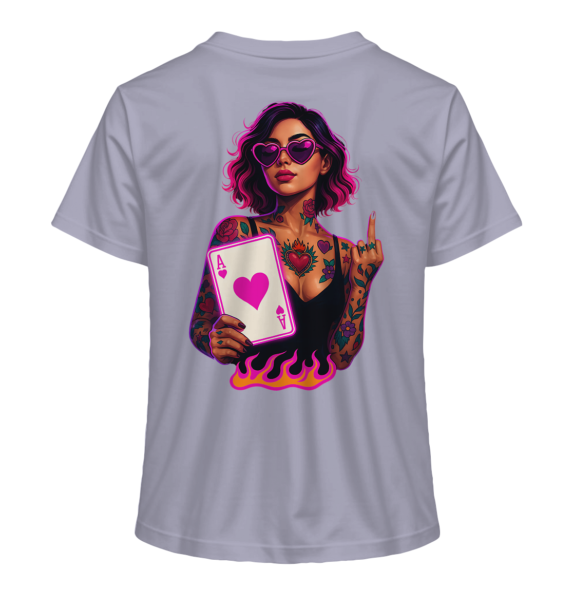 Queen of Hearts - Ladies Organic Shirt