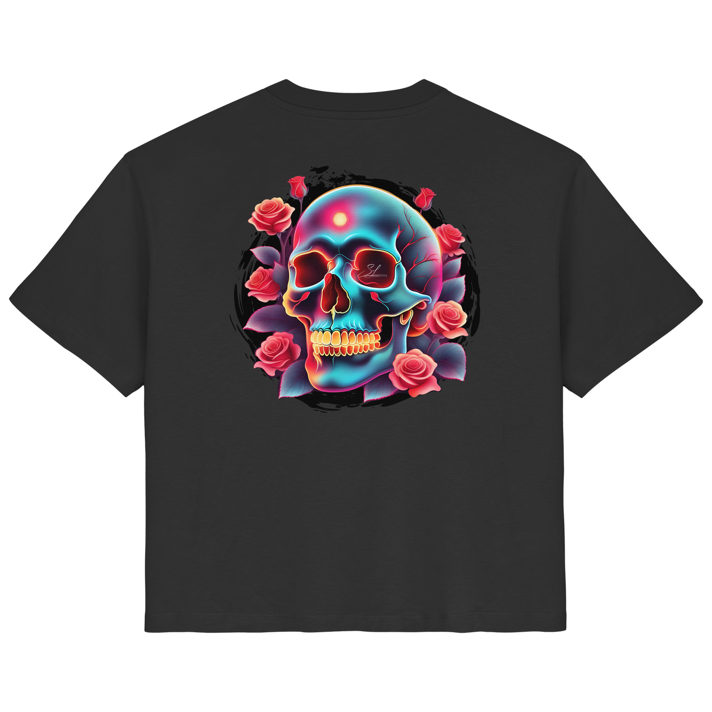 Glow Skull - Ladies Organic Shirt