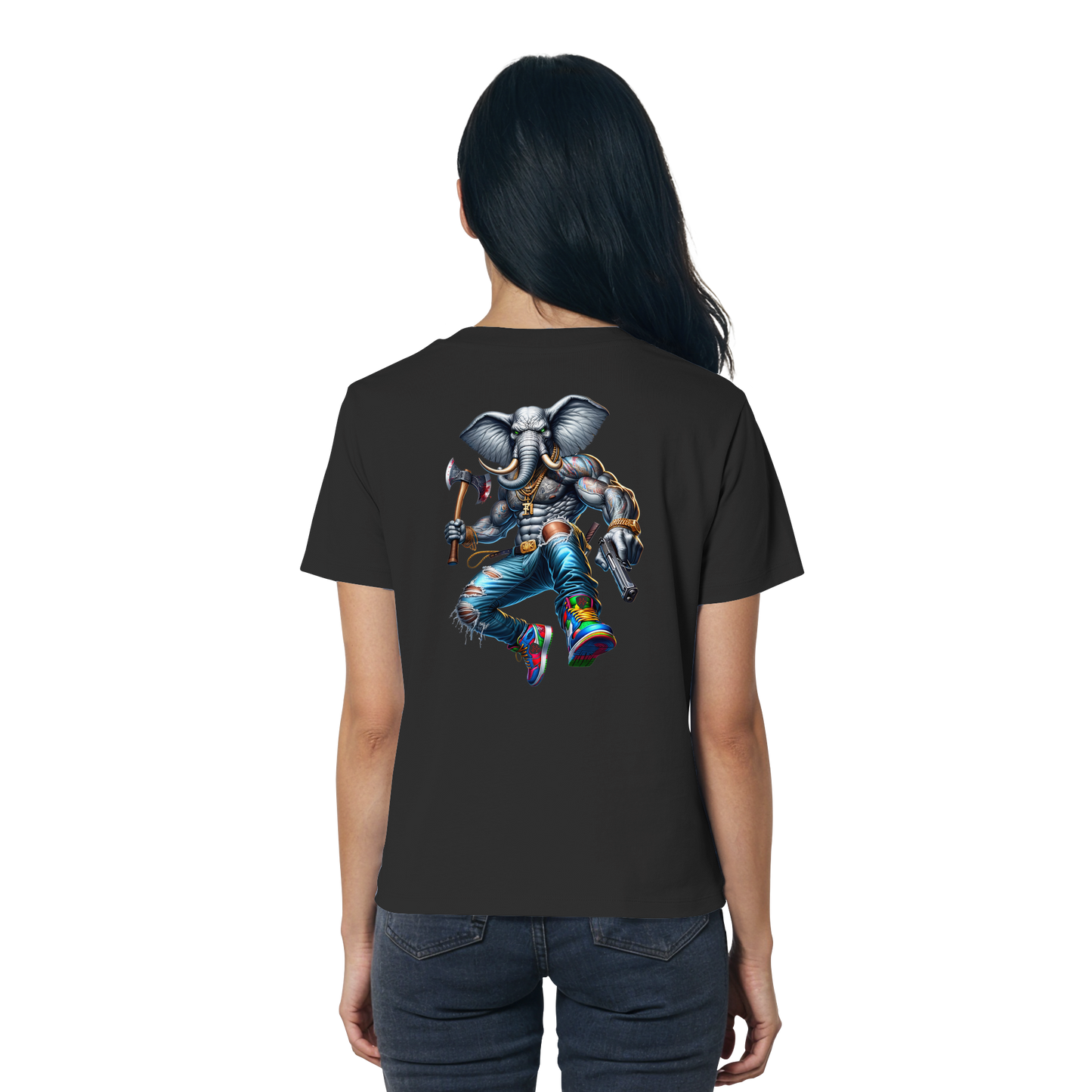 Elephant Warrior - Ladies Organic Shirt