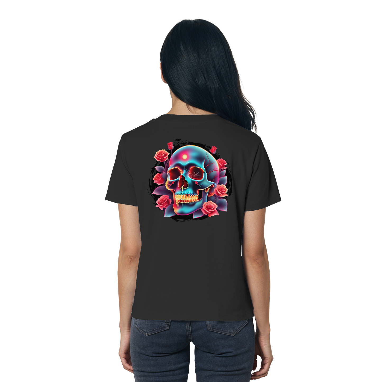 Glow Skull - Ladies Organic Shirt