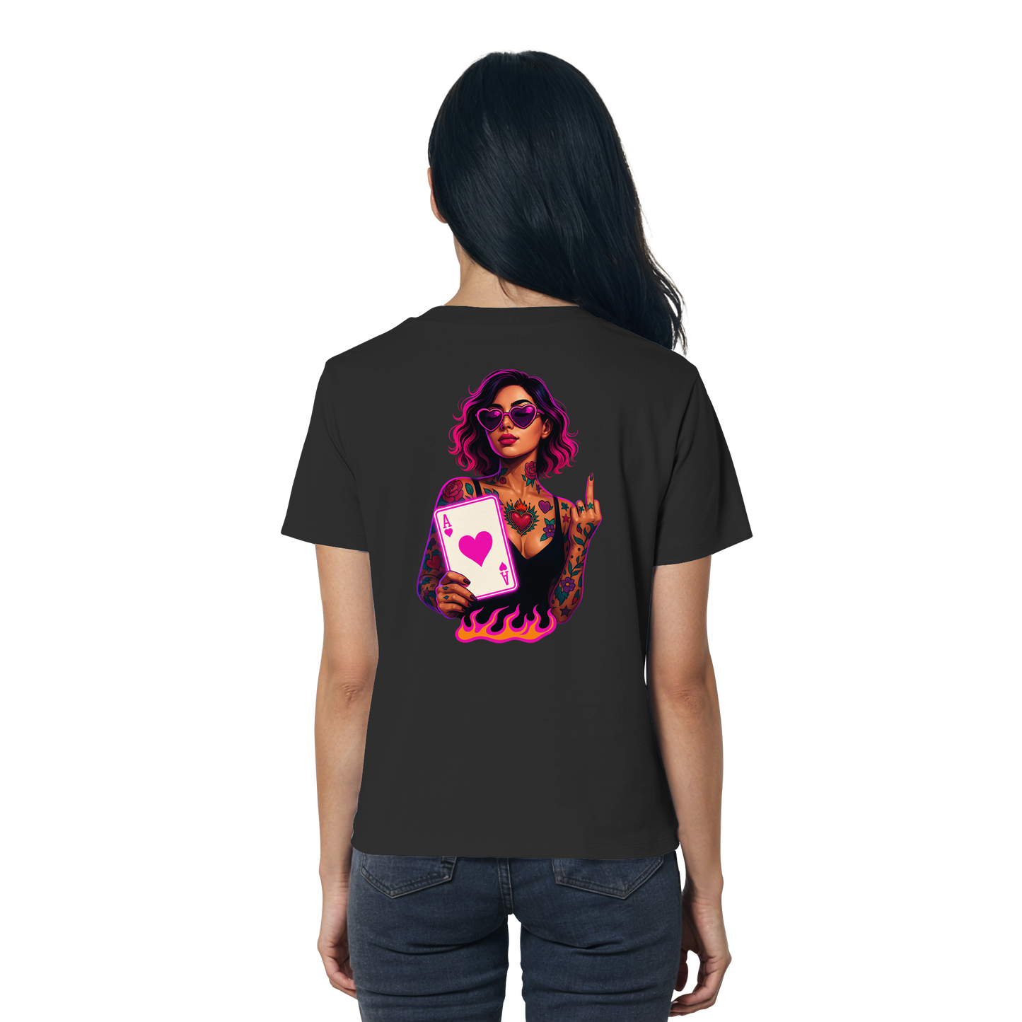 Queen of Hearts - Ladies Organic Shirt