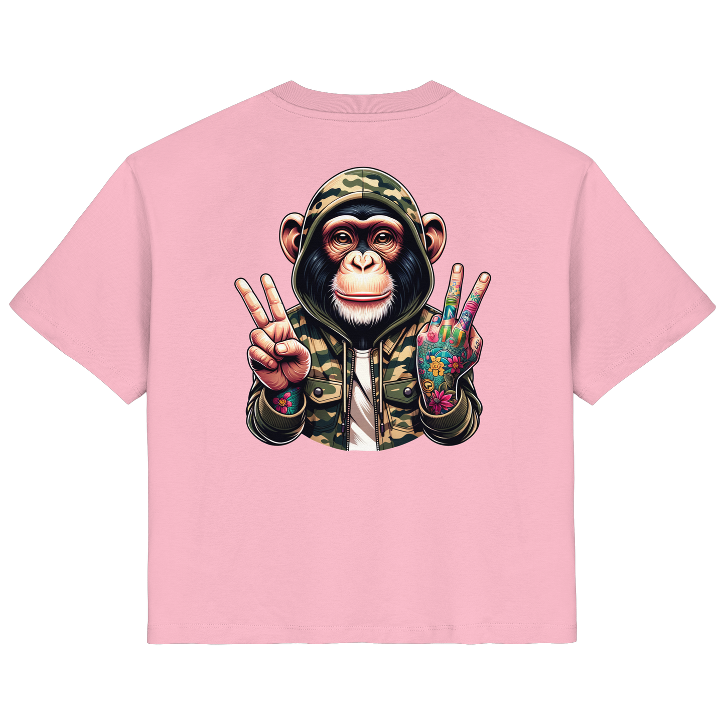 Jungle Ink Monkey - Ladies Organic Shirt
