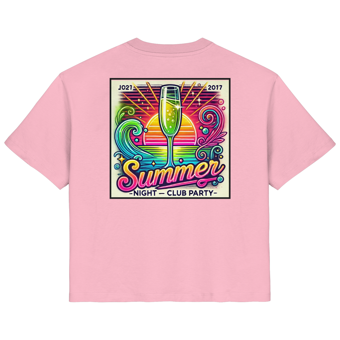 Summer Party Vibes - Ladies Organic Shirt