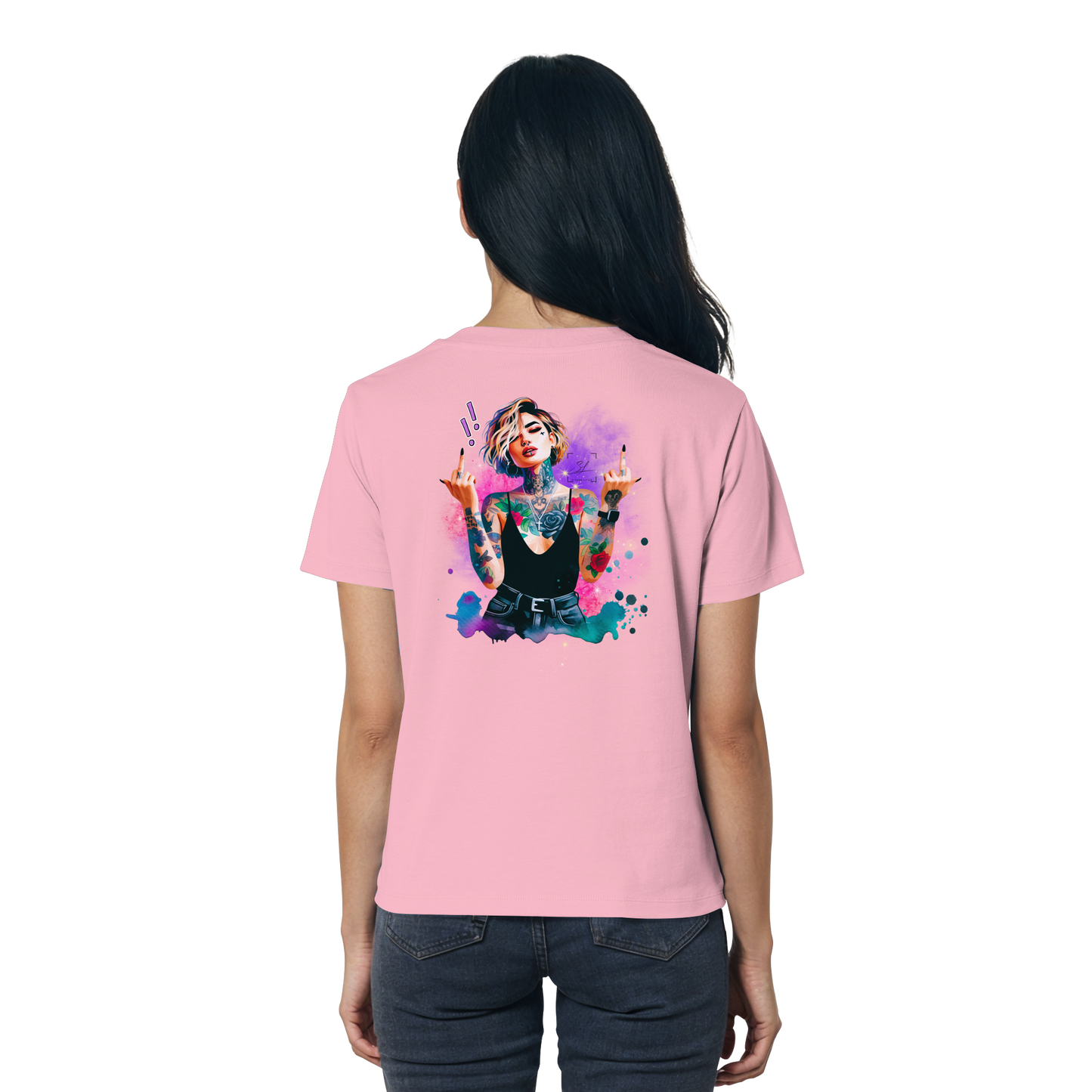 Rebel Rose - Ladies Organic Shirt