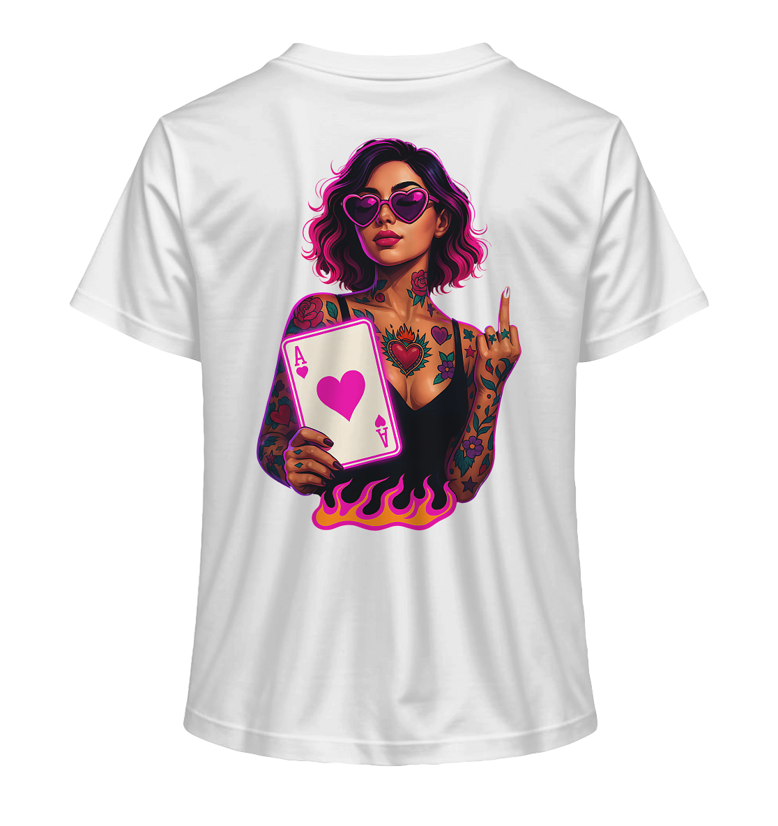Queen of Hearts - Ladies Organic Shirt