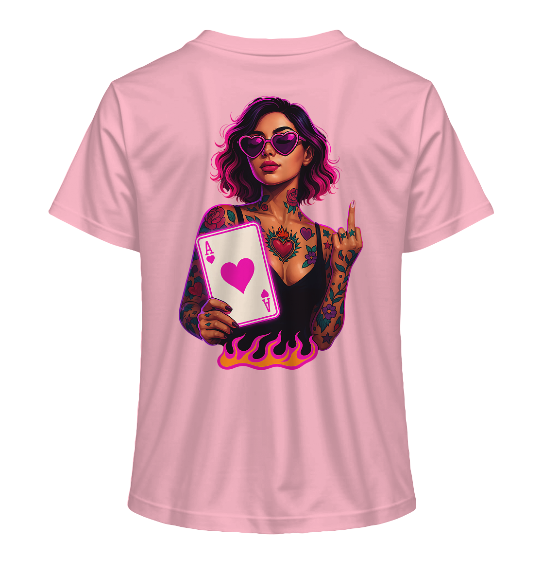 Queen of Hearts - Ladies Organic Shirt