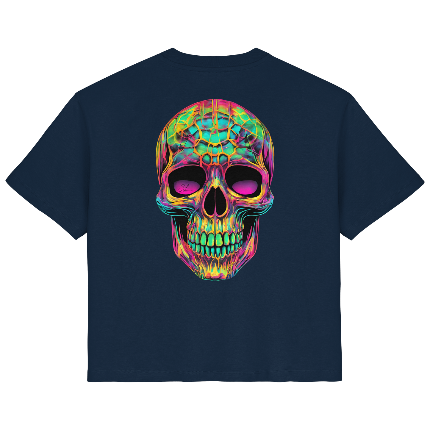 Psychedelic Skull - Ladies Organic Shirt