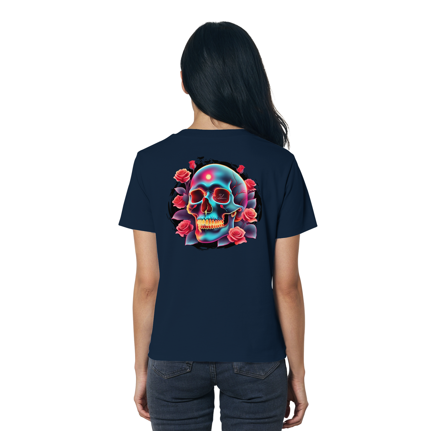 Glow Skull - Ladies Organic Shirt