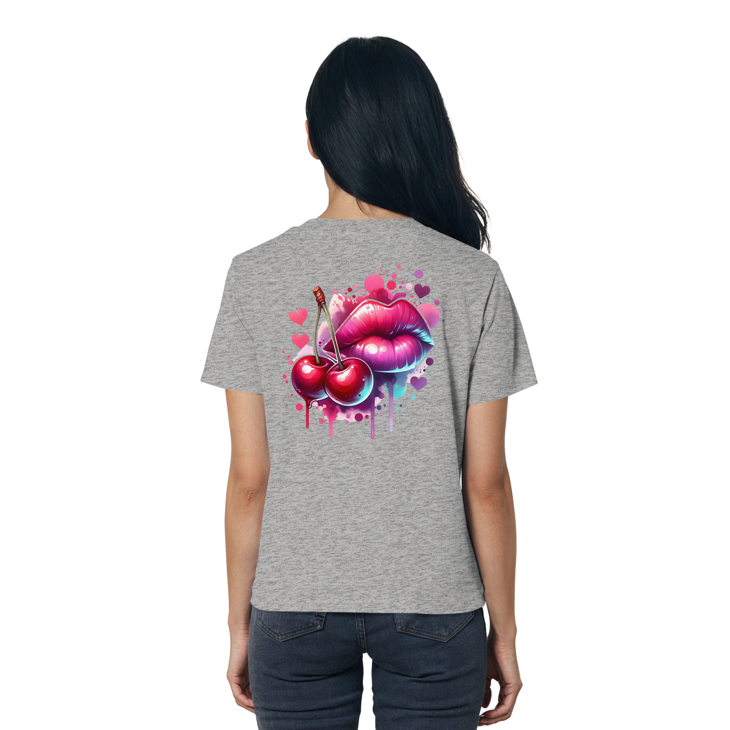 Cherry Kisses - Ladies Organic Shirt