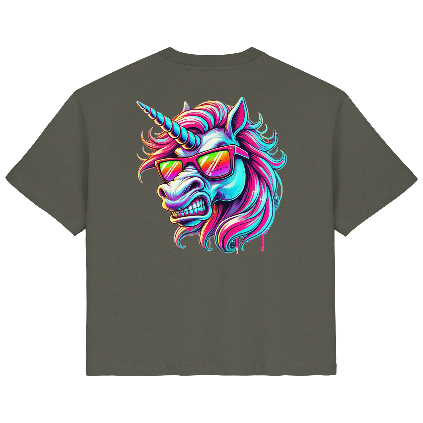 Funky Unicorn - Ladies Organic Shirt