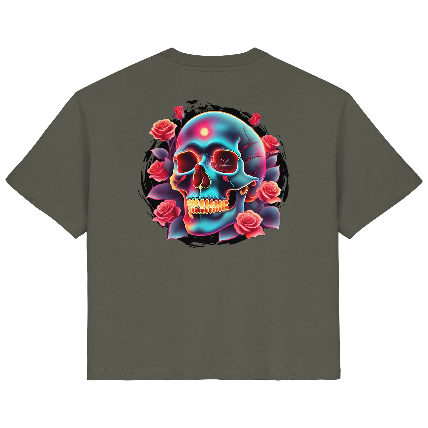 Glow Skull - Ladies Organic Shirt