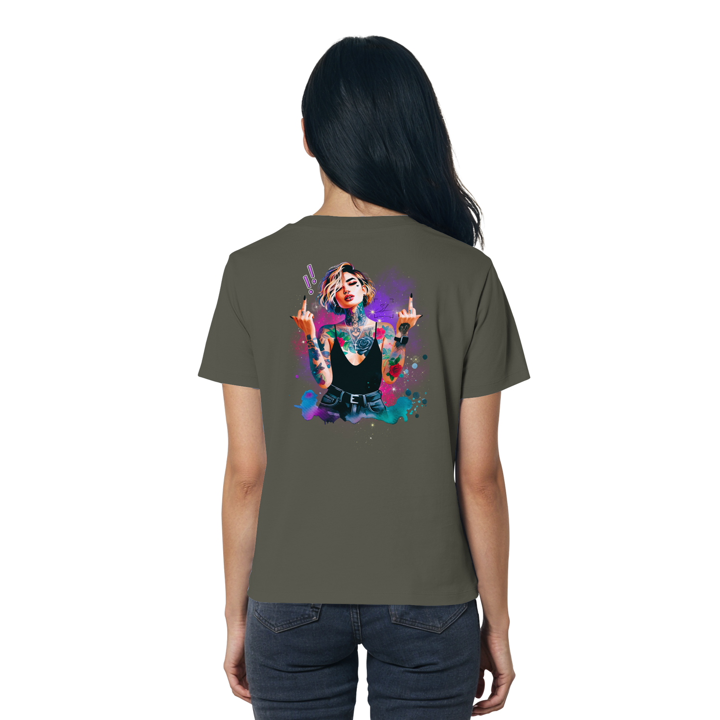 Rebel Rose - Ladies Organic Shirt
