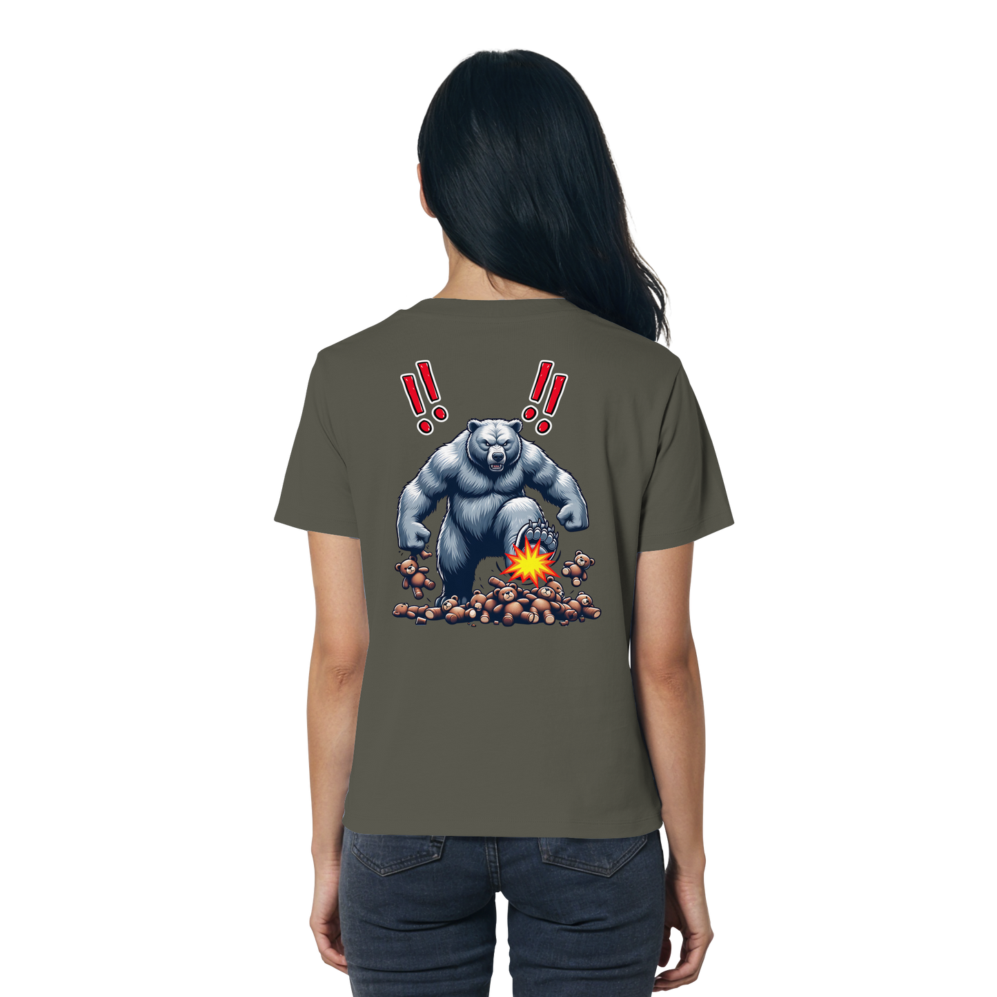 Teddy Terror - Ladies Organic Shirt
