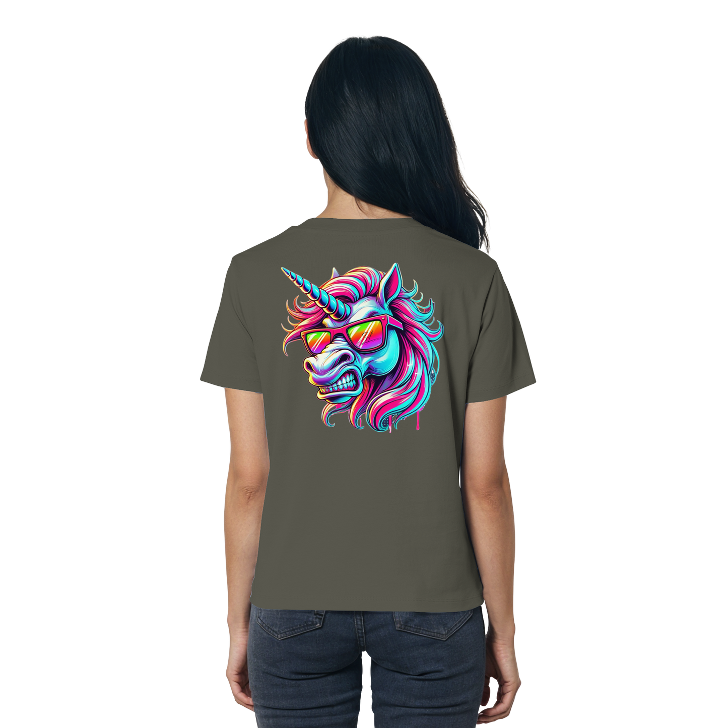 Funky Unicorn - Ladies Organic Shirt