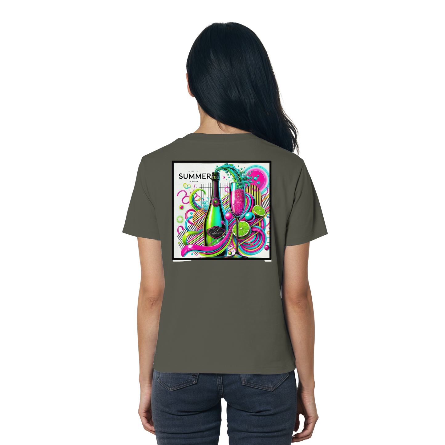Neon Fresh - Ladies Organic Shirt