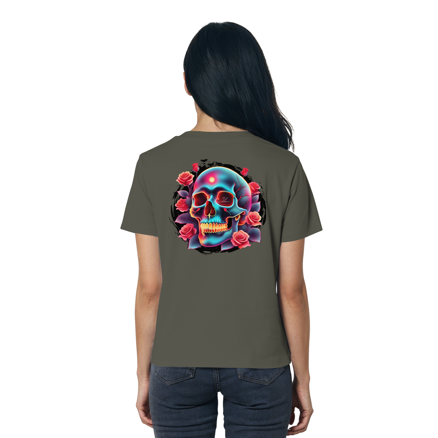 Glow Skull - Ladies Organic Shirt