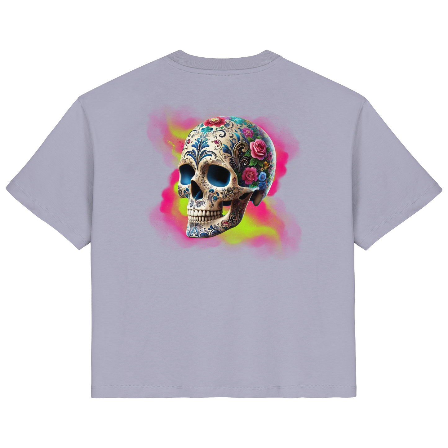 Floral Skull - Ladies Organic Shirt