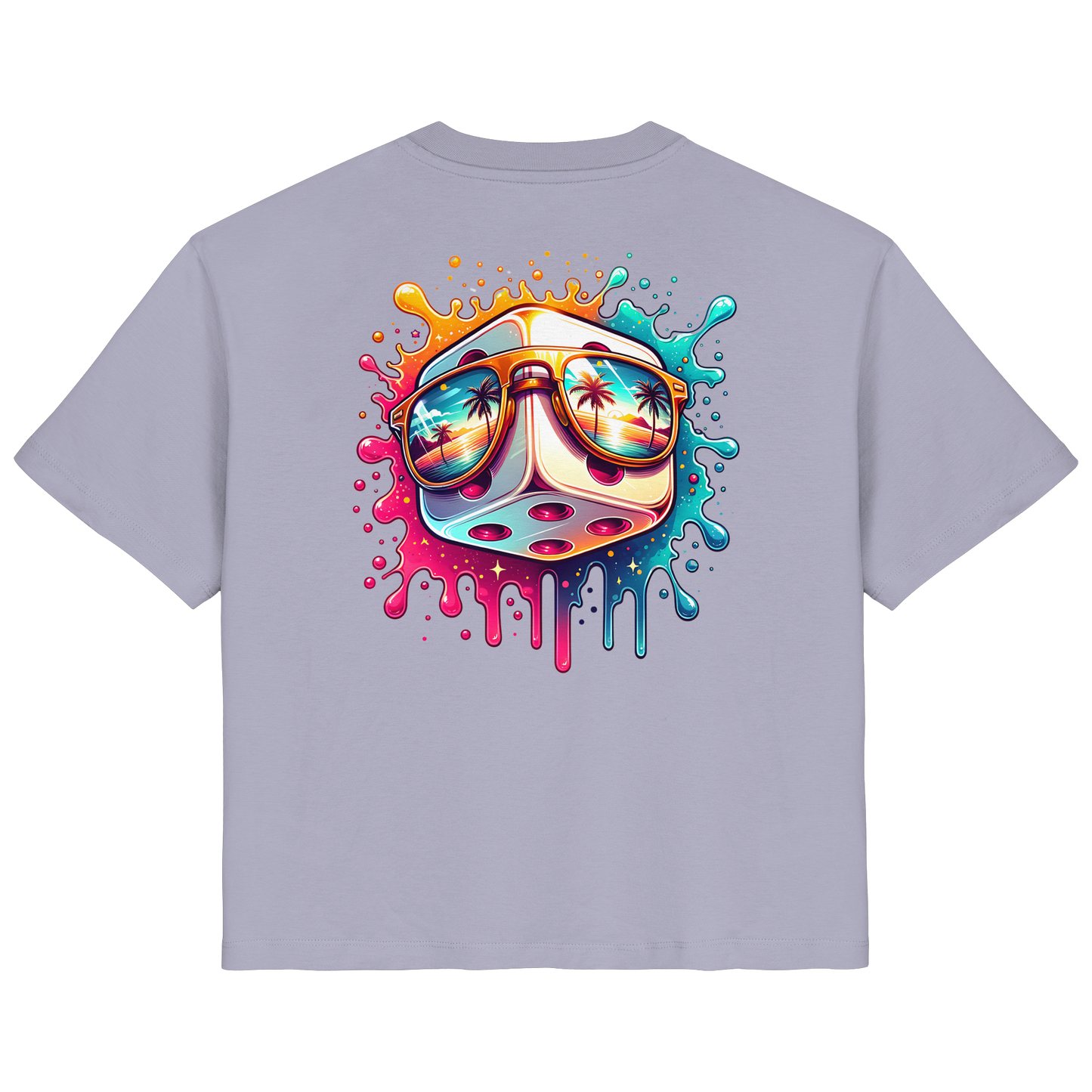 Sunset Vibes Dice - Ladies Organic Shirt