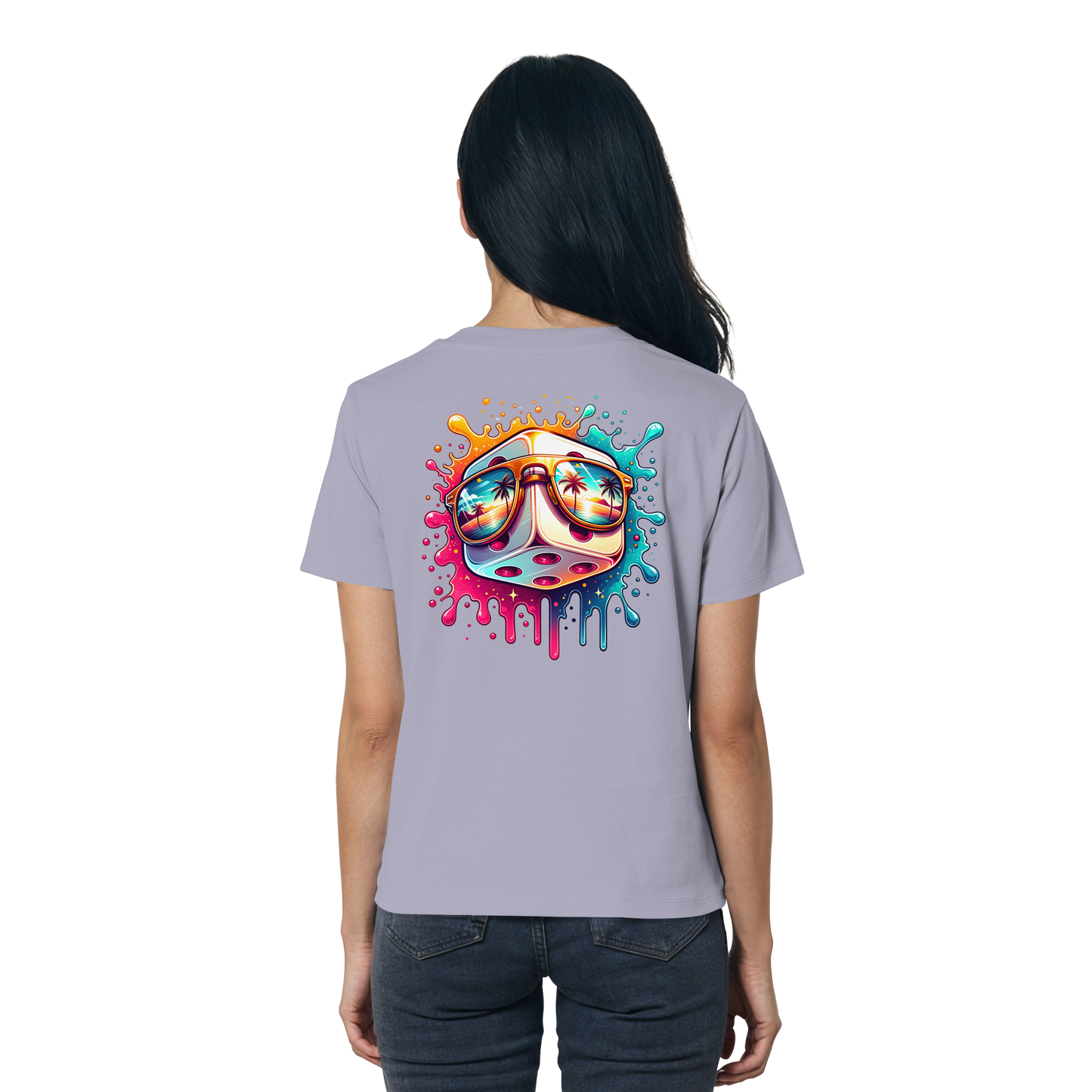 Sunset Vibes Dice - Ladies Organic Shirt