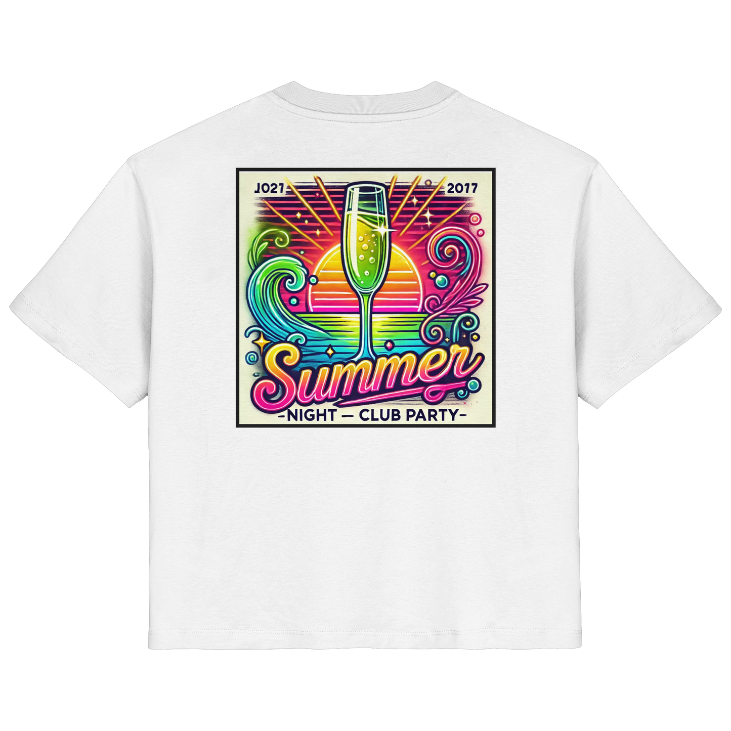 Summer Party Vibes - Ladies Organic Shirt