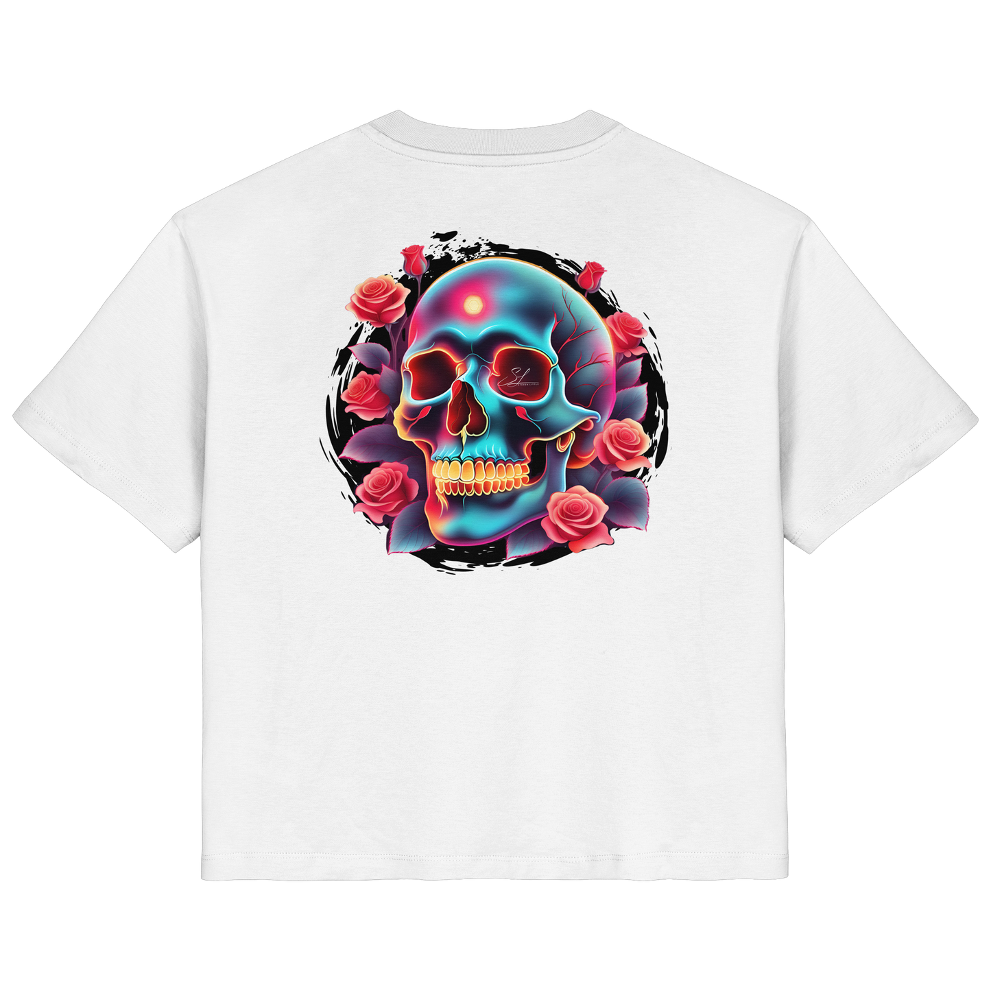 Glow Skull - Ladies Organic Shirt