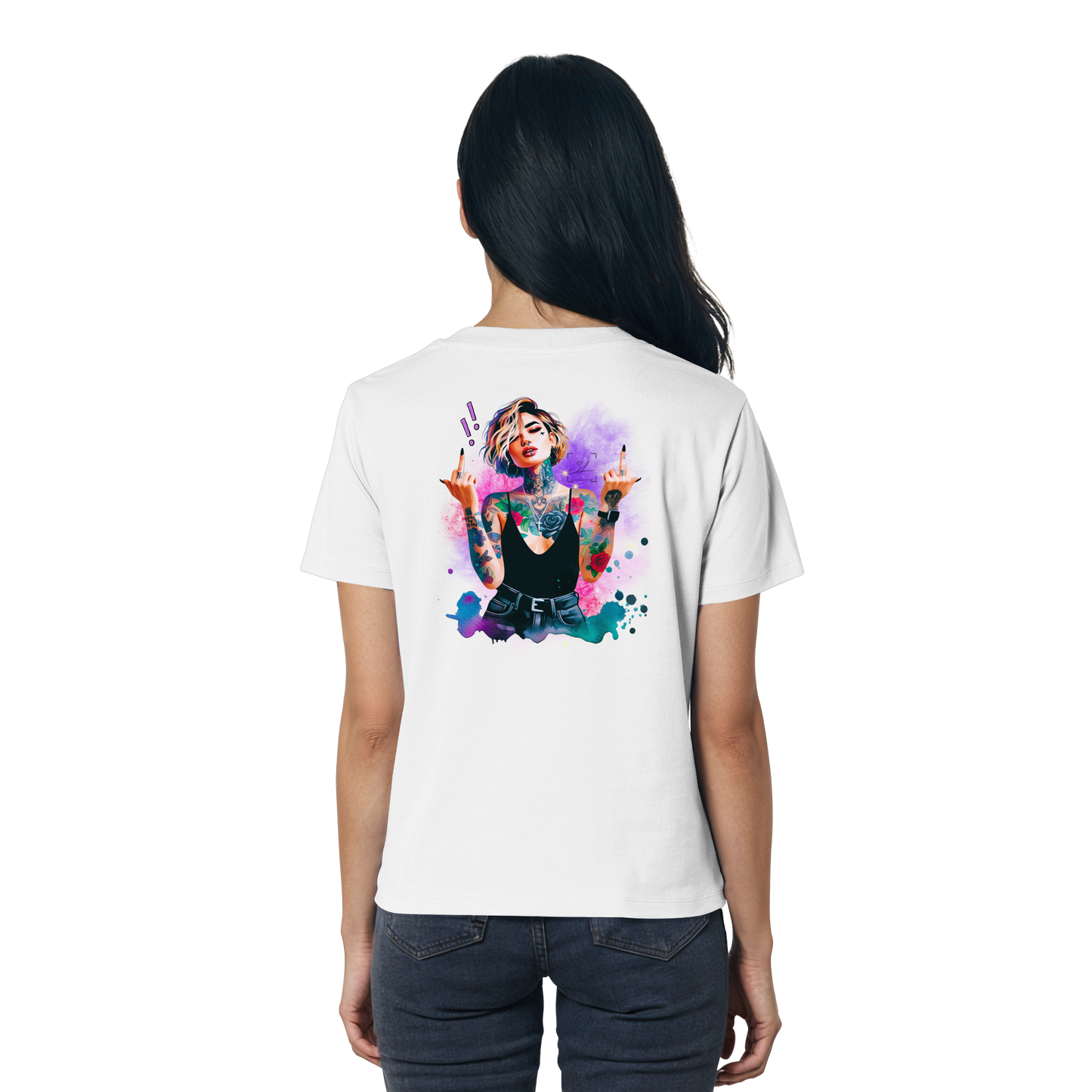 Rebel Rose - Ladies Organic Shirt